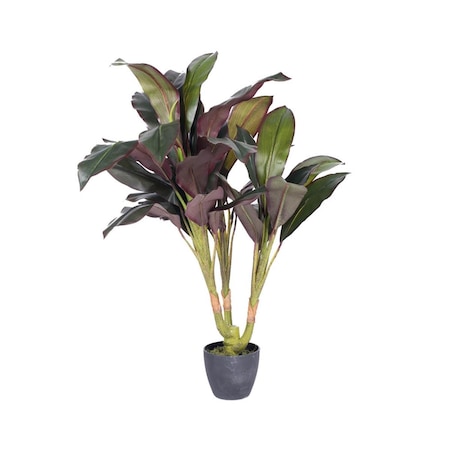 Dare2Decor Real Touch Dracaena X3 Everyday Tree in pot - 30 in. DA933023